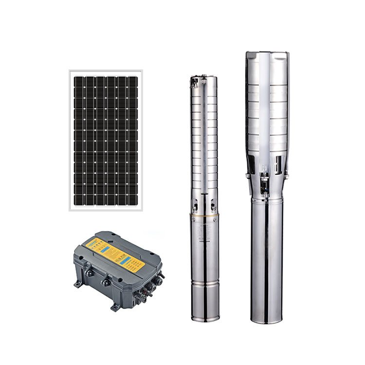 4inch 48v Dc Well Pump Brushless Solar Powered Water Pump Dc Solar Submersible Pump 