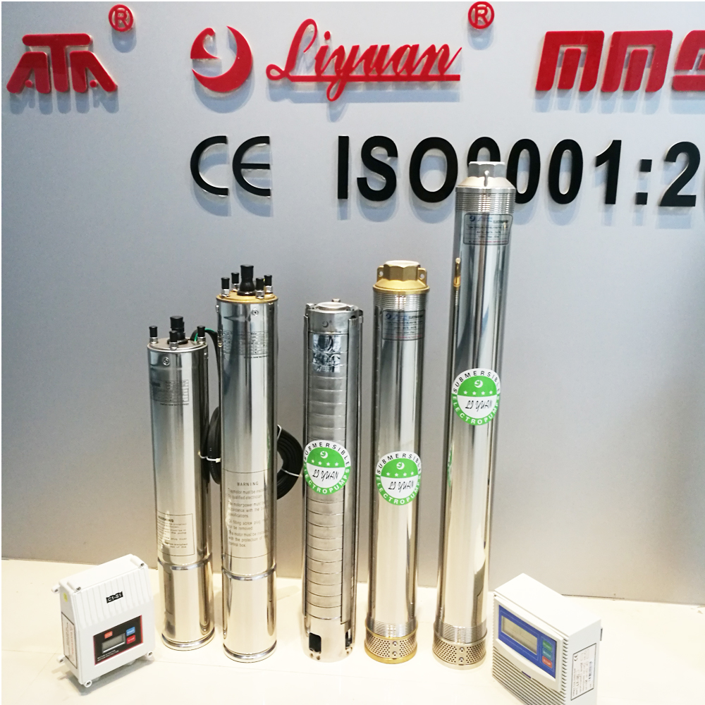 China Factory Plastic 1.5 Hp Copper Head High Flow Impeller Solar Dc 1 Hp Rate Price List Bore Deep Well Submersible Water Pump