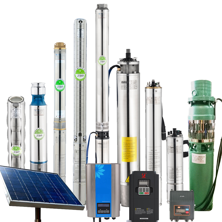 1 Hp Brushless Dc Submersible Solar Pumps, Price Solar Water Pump for Agriculture 