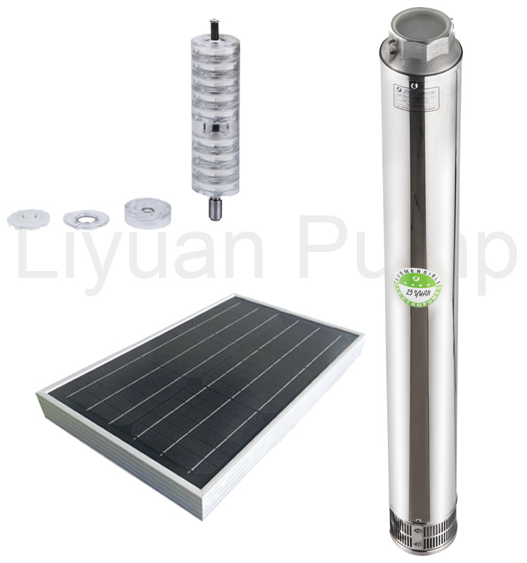 6'' Brushless Solar Pump, Solar Irrigation System