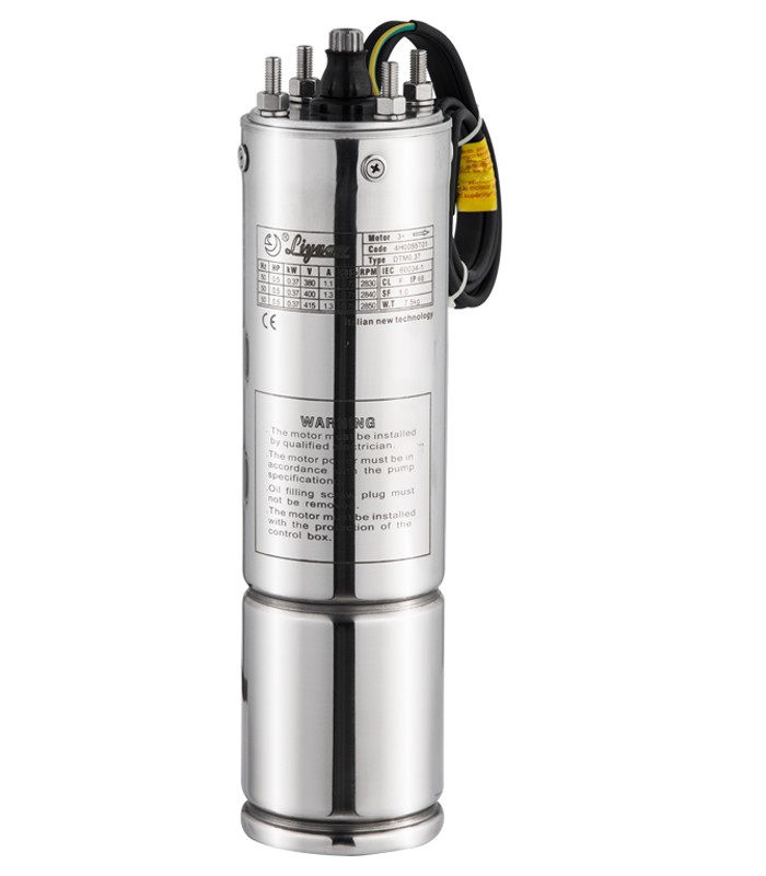 4'' S.S. Deep Well Water Pump Motor, Electric Pump Motor For Arid Area