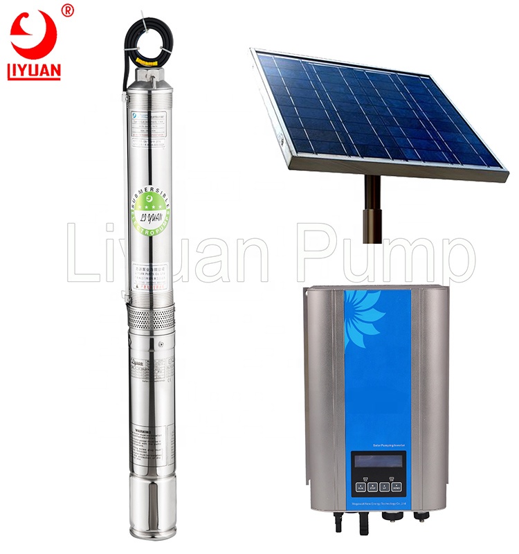 Hot Sale Standard Irrigation 0.5 Hp 1 hp 1.5kw 2hp 3hp 4hp 5hp Ac Dc Inverter Panel Solar Water Pump System